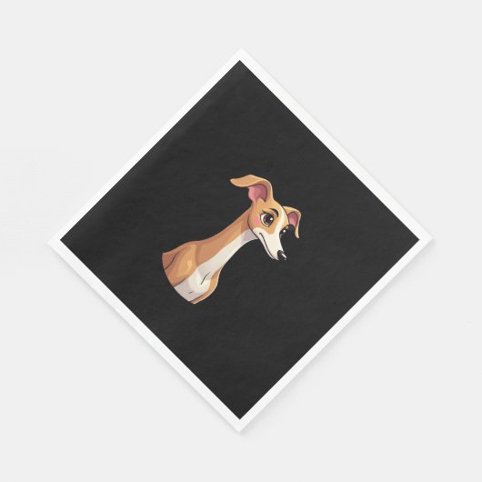 Beste leven met Arabische Greyhound T-Shi met lang Servet (Hoek)