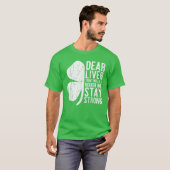 Beste lever vandaag zal een ruige zijn - blijf ste t-shirt (Voorkant volledig)