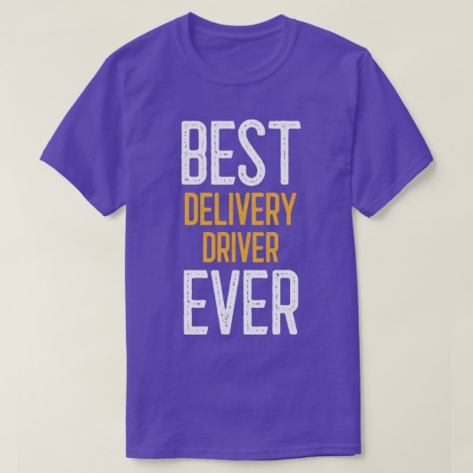 Beste Leveringsdriver ooit T-shirt (Design voorkant)
