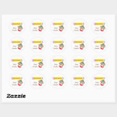 Beste Lezer  Monkey Leesboek Ronde Sticker (Vel)