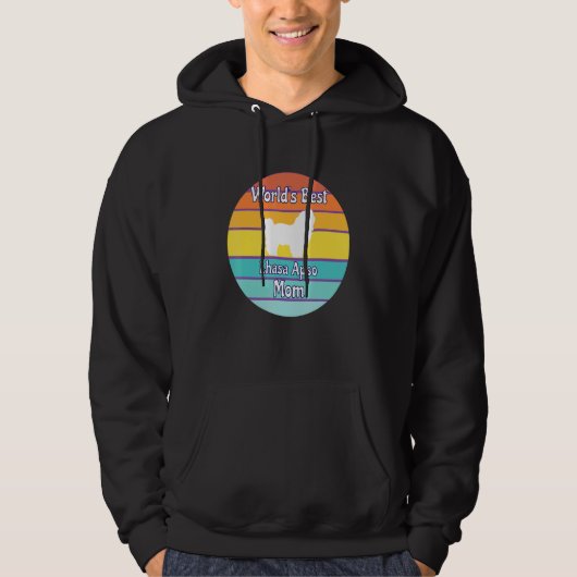 Beste Lhasa Apso Moeder ter Wereld Hoodie (Voorkant)