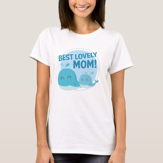 Beste liefhebbende mam t-shirt (Voorkant)