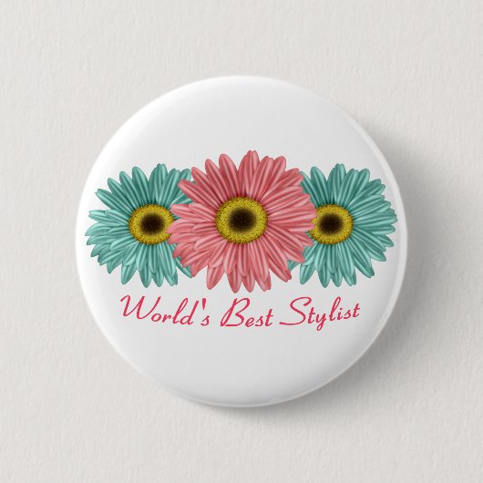 Beste lijst ter wereld ronde button 5,7 cm (Voorkant)