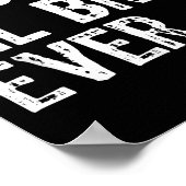 Beste Lil Bro ooit Familie Grappig Broertje Poster (Hoek)