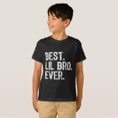 Beste Lil Bro ooit Familie Grappig Broertje T-shirt (Voorkant volledig)