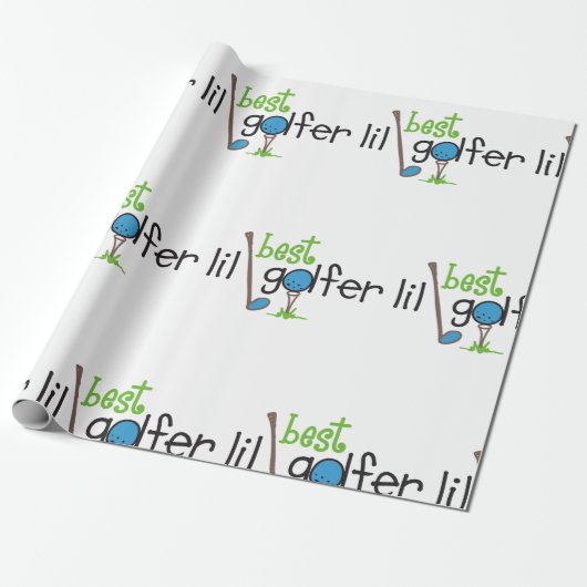 Beste Lil Golfer Cadeaupapier (Uitgerold)