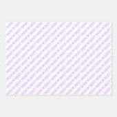 Beste Lila en witte papierbladen voor mama Inpakpapier Vel (Voorkant 2)