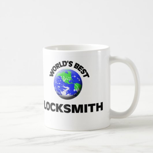 Beste Locksmith ter wereld Koffiemok (Rechts)