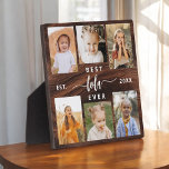 Beste Lola Ooit Hout Kleinkinderen Fotocollage Fotoplaat<br><div class="desc">Vier de "Beste Lola ooit" met deze gepersonaliseerde kleinkinderen foto collage plaque. Dit oprechte geschenk toont een prachtig gerangschikte collage van gekoesterde foto's die speciale momenten vastleggen, aangevuld met een liefdevolle boodschap. Gemaakt van hoogwaardige materialen met een elegante afwerking, het is perfect om thuis te laten zien als een gekoesterde...</div>
