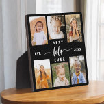 Beste Lola ooit - Kleinkinderen Fotocollage Fotoplaat<br><div class="desc">Vier de "Beste Lola ooit" met deze gepersonaliseerde kleinkinderen foto collage plaque. Dit oprechte geschenk toont een prachtig gerangschikte collage van gekoesterde foto's die speciale momenten vastleggen, aangevuld met een liefdevolle boodschap. Gemaakt van hoogwaardige materialen met een elegante afwerking, het is perfect om thuis te laten zien als een gekoesterde...</div>