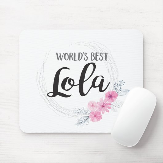 Beste Lola ter wereld Muismat (Met muis)