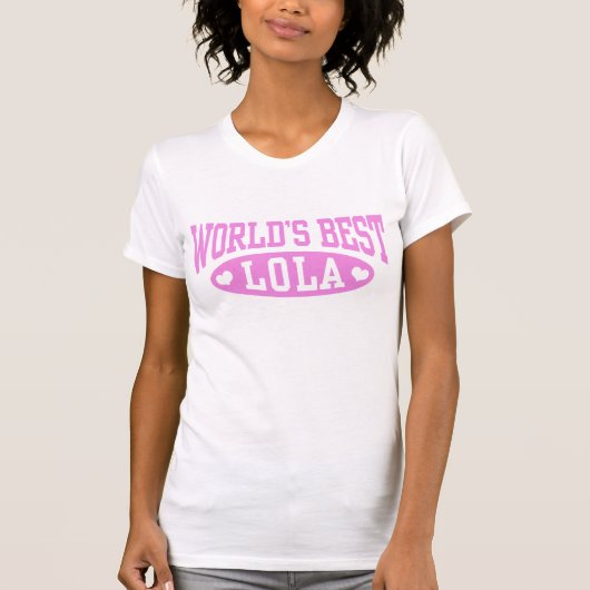 Beste Lola ter wereld T-shirt (Voorkant)