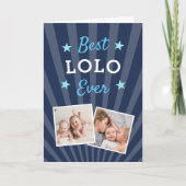 Beste Lolo Ever | Foto Vaderdag Kaart (Voorkant)