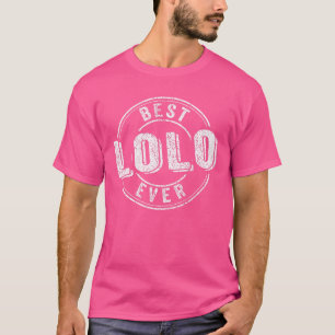 Beste Lolo ooit Funny Grootvader Quote Filipijnse T-shirt
