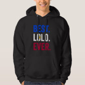 Beste Lolo ooit liefde Lolo Vaders Dag Opa Geboort Hoodie (Voorkant)