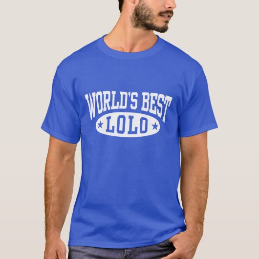 Beste Lolo ter wereld T-shirt (Voorkant)