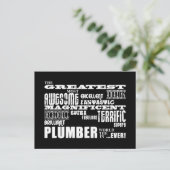 Beste Loodgieters: Grootste Loodgieter Briefkaart (Staand voorkant)