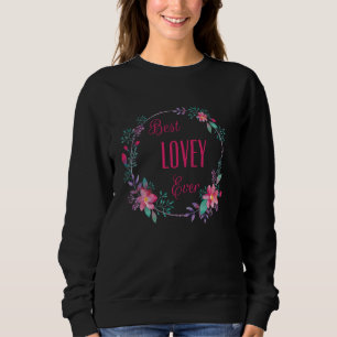 Beste Lovey Ooit Met Roze Bloemen Leuke Tante Oma Trui