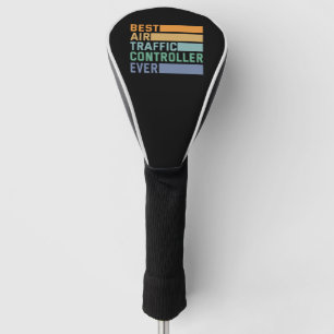 Beste luchtverkeersleider Retro Vintage Cadeau Golfheadcover