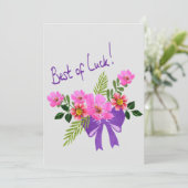 Beste Luck-kaart Feestdagenkaart (Staand voorkant)