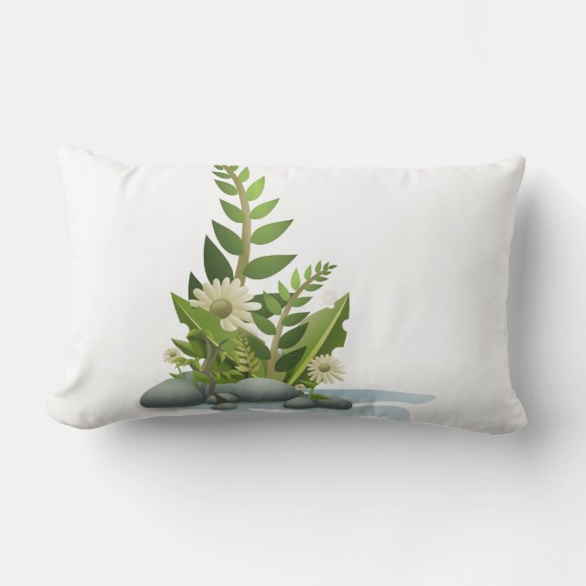 Beste lumbar Pillow 13 x 21 inch Kussen (Voorkant)