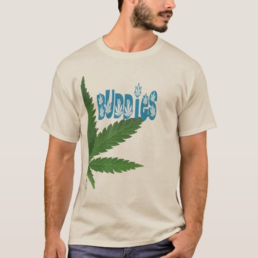 beste maatjes met onkruideniersblad met t-shirt (Voorkant)