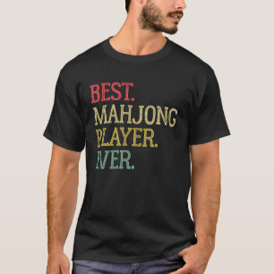 Beste Mahjong Player Mahjong Kaart Gam T-shirt