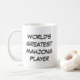 "Beste Mahjongspeler ter Wereld" Koffiemok