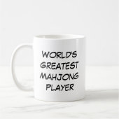 "Beste Mahjongspeler ter Wereld" Koffiemok (Links)