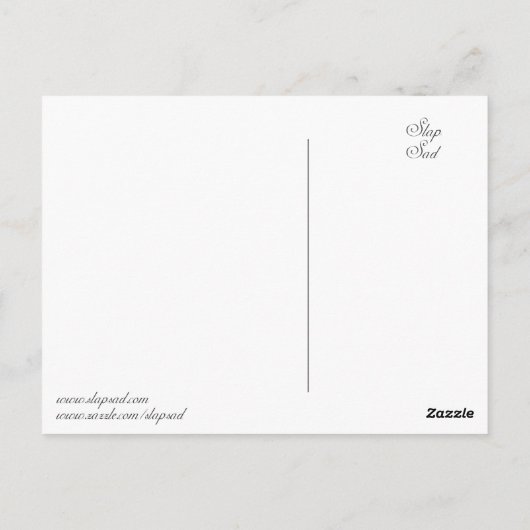 Beste Mail Carrier Grappig bedankt briefkaart (Achterkant)