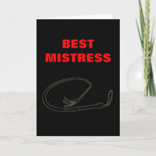 BESTE MAITRESSE KAART