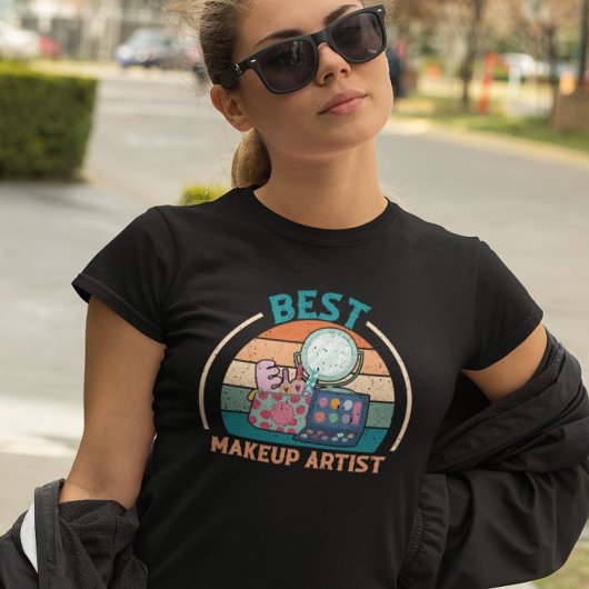Beste make-up artiest - Retro T-shirt