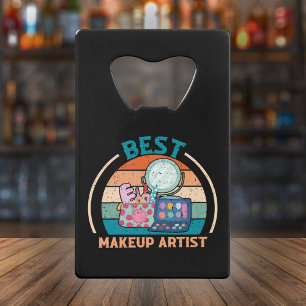 Beste Make-up Artist Retro - Film Crew Gift Creditkaart Flessenopener