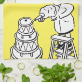 Beste makreelmaker die reuzenkeuken decorreert theedoek (Gevouwen)