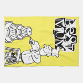 Beste makreelmaker die reuzenkeuken decorreert theedoek (Horizontaal)