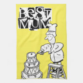 Beste makreelmaker die reuzenkeuken decorreert theedoek (Verticaal)