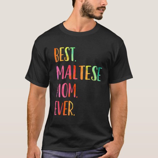 Beste Maltese mam T-shirt (Voorkant)