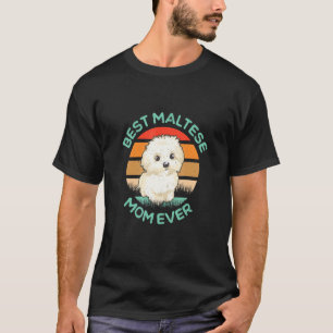 Beste Maltese moeder ooit hond puppy eigenaar Malt T-shirt