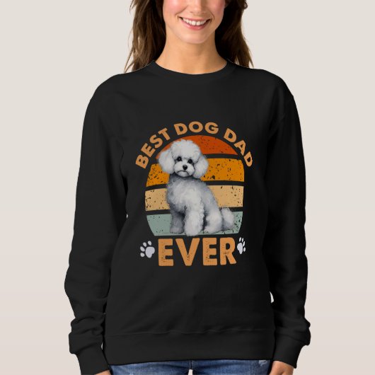 Beste Maltese poedel vader ooit grappige honden ei Trui (Voorkant)