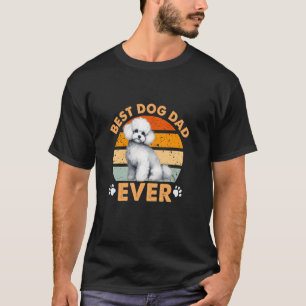 Beste Maltese Poodle Vader Ooit Funny Honden Eigen T-shirt