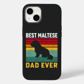 Beste Maltezer vader ooit, Malteese hond pa Case-Mate iPhone Case (Achterkant)