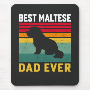 Beste Maltezer vader ooit, Malteese hond pa Muismat