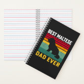 Beste Maltezer vader ooit, Malteese hond pa Notitieboek (Binnen)