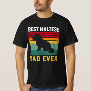 Beste Maltezer vader ooit, Malteese hond pa T-shirt