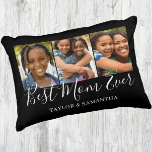 Beste mam 3 Fotocollage Accent Pillow Accent Kussen