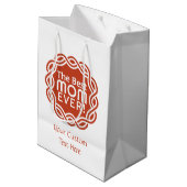 BESTE MAM aangepaste geschenkzakken Medium Cadeauzakje (Achterkant Gekanteld)