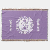 BESTE MAM aangepaste gooi deken (Voorkant)