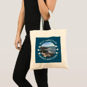 Beste Mam Atlantic Ocean Waves van het Zee Blue Ta Tote Bag (Voorkant (product))