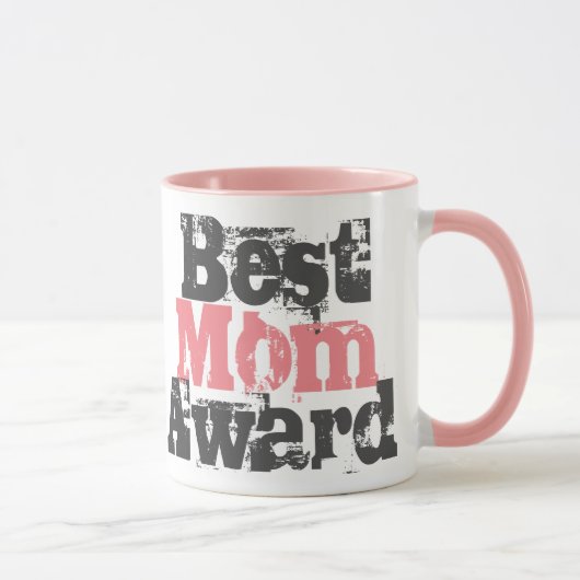 Beste Mam Award in Roze - Mok met tweetone koffie (Rechts)