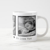 Beste mam Black en White 3 foto's Grote Koffiekop (Rechts)